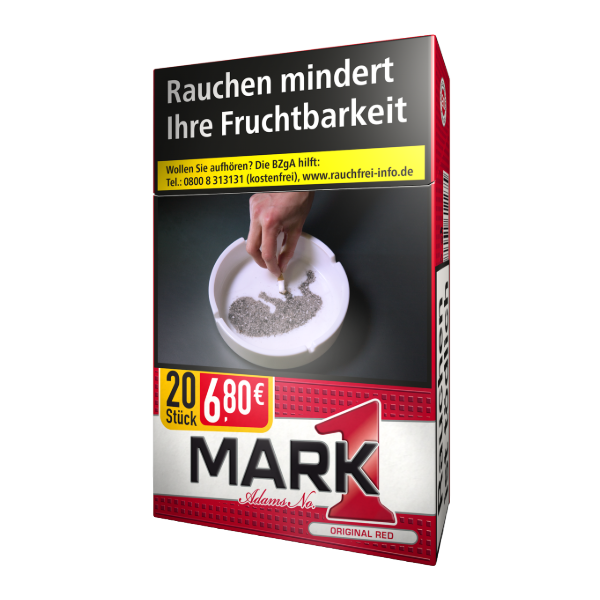 Mark 1 Red Filter 10 x 20 Zigaretten Mark 1 Red Filter 10 x 20 Zigaretten